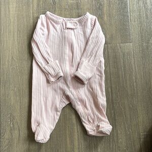 Carters Pink Ribbed One Piece
